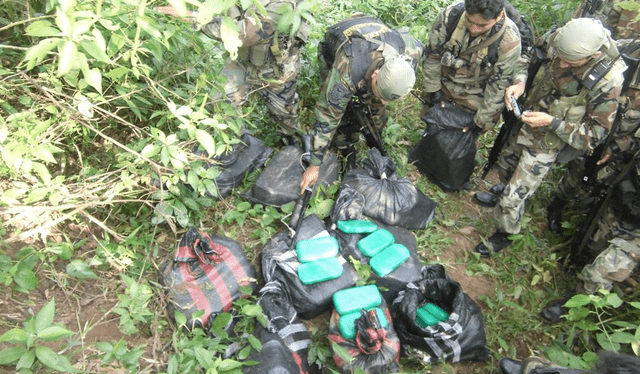 Todo lo incautado y los detenidos fueron puestos a disposición del Depotad de <strong>Pucallpa</strong>. Foto: PNP   