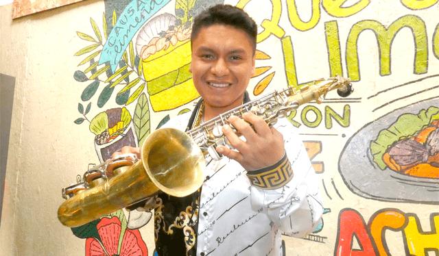 Aldair Pomacaja asegura que desde niño sabía que la música era lo suyo. Foto: Sandy Carrión Cruz   