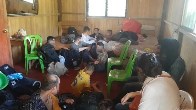  Los migrantes fueron hallados en la frontera de Perú con Brasil. Foto: Ministerio Público   