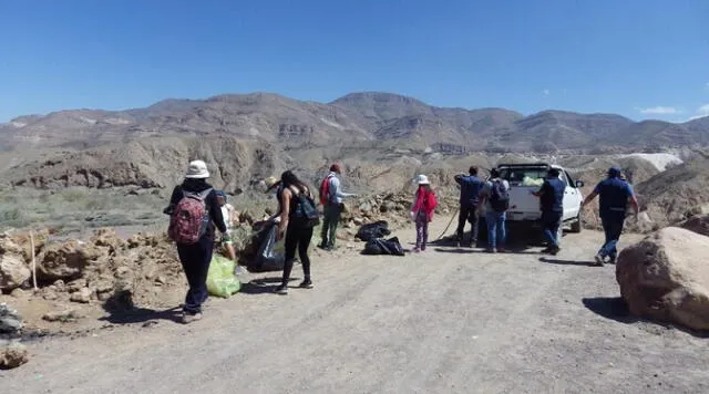  Está prohibido dejar basura en la catarata de Capua o durante el trayecto. Foto: Radio San Martín   
