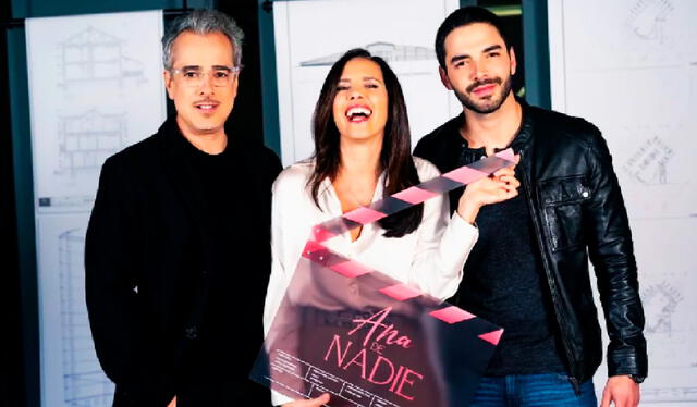 Jorge Enrique Abello, Paola Turbay y Sebastián Carvajal protagonizan "Ana de nadie". Foto: RCN   