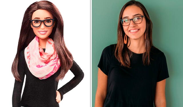 Ella es Mariana Costa Checa, la peruana que inspiró a Mattel para una muñeca Barbie. Foto: Mattel/LinkedIn de Mariana Costa   