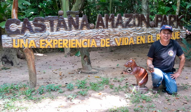 Castaña Amazon Park cuenta con recorridos en bicicleta por el parque natural. Foto: La República   
