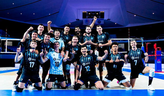 Argentina clasificó a cuartos de final de la VNL tras vencer a Alemania. Foto: FeVa   