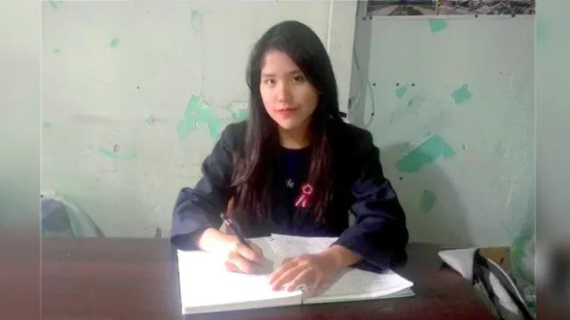  Mariabelen es ganadora de la Beca 18 y estudia Administración en la Universidad Nacional de Moquegua. Foto: Pronabec   