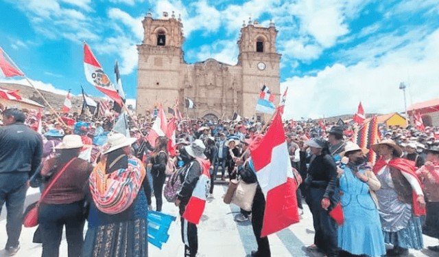 Aimaras y quechuas se alistan para 'Toma de Lima'. Foto: La República   