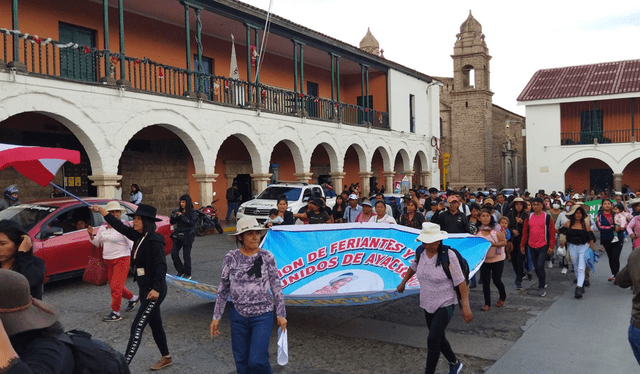  Marchas en Ayacucho. Foto: Fredepa 