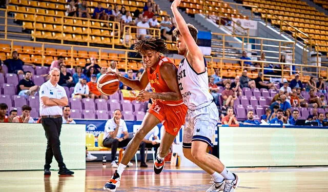 España superó con relativa tranquilidad a Estonia por 78-56. Foto: FIBA   