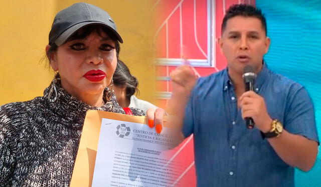  Susy Díaz no pagará los 500.000 soles que le pide Néstor Villanueva. Foto: composición LR/Jessica Merino- URPI/América TV   