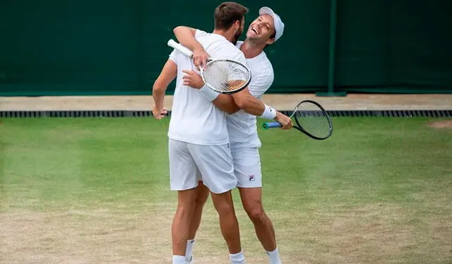 Zeballos y Granollers llegan a su segunda final de Wimbledon. Foto: Wimbledon   