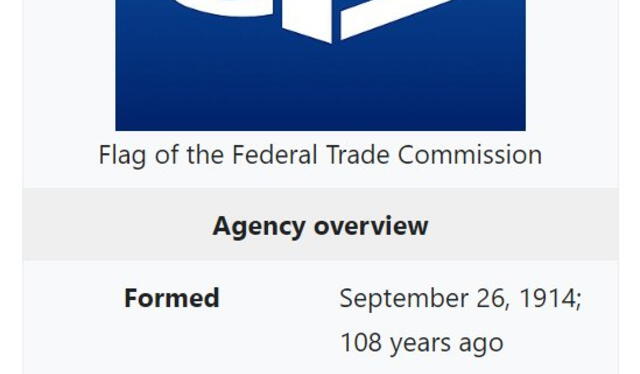  Usuarios modificaron la información de la FTC en Wikipedia. Además, reemplazaron su logo por el de PlayStation. Foto: Captura<br><br>    