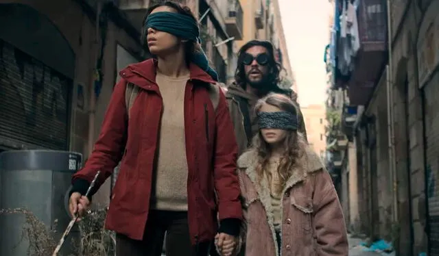 “Bird Box: Barcelona” se lleva a cabo en el mismo universo post-apocalíptico que la cinta original protagonizada por Sandra Bullock. Foto: Netflix   