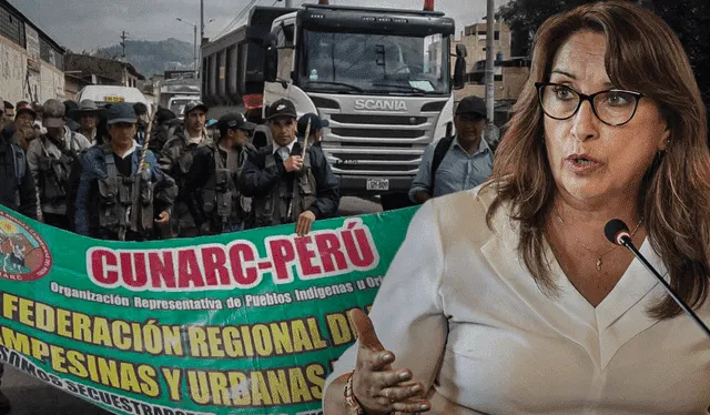  La poarticipacioón de los ronderos es importante en la protesta contra Dina Boluarte. Foto: composición de Alvaro Mendoza/ LR   