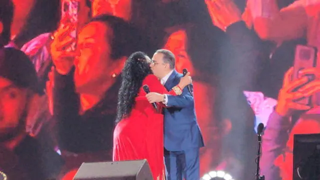 Eva Ayllón tuvo entre sus invitados a Gilberto Santa Rosa. foto: María Pía Ponce / La República   