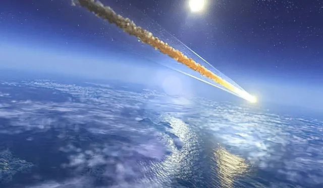  La roca habría sido lanzada al espacio y después de miles de años habría vuelto a la Tierra como un meteorito. Foto: Pixabay   