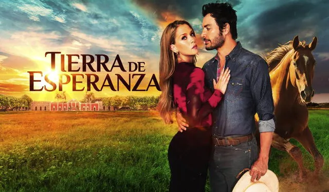 "Tierra de esperanza" es protagonizada por Carolina Miranda y Andrés Palacios. Foto: Televisa Univisión   