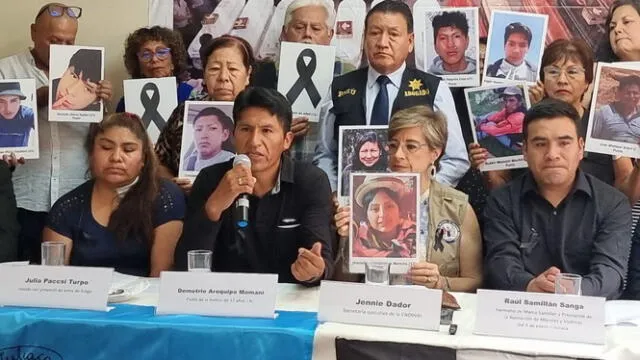  Familiares de víctimas y heridos de la masacre del 9 de enero en Juliaca exigen justicia. Foto: John Reyes/La República.   