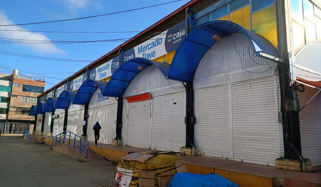  Mercados cerrados en Ilave. Foto: Liubomir Fernández/La República  