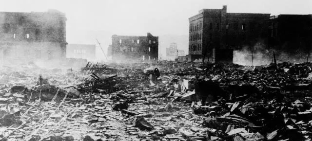  Hiroshima después de que Estados Unidos lanzara una bomba nuclear el 6 de agosto de 1945. Foto: ONU / Mitsugu Kishida    