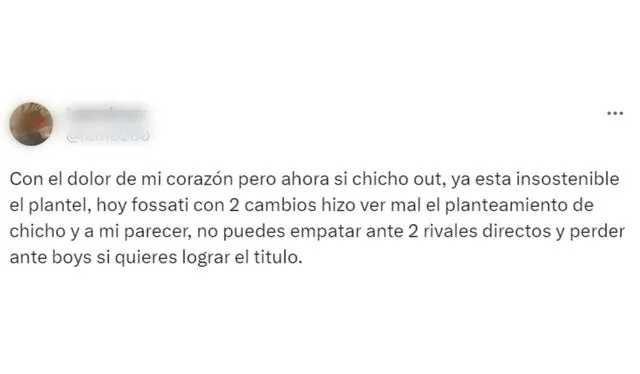  Reacciones de hinchas blanquiazules en las redes sociales tras el empate contra Universitario. Foto: Twitter   