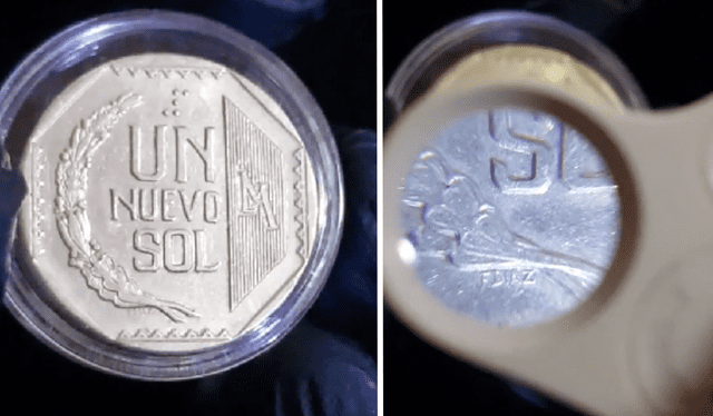  La moneda de 1 sol de 1991 se distingue por tener la firma F Díaz. Foto: composición LR/captura de TikTok/Numismáticainca   