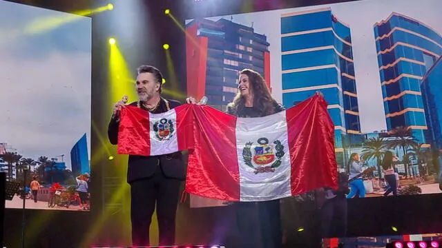  Artistas levantaron la bandera de Perú en más de una ocasión. Foto: María Pía Ponce/La República 