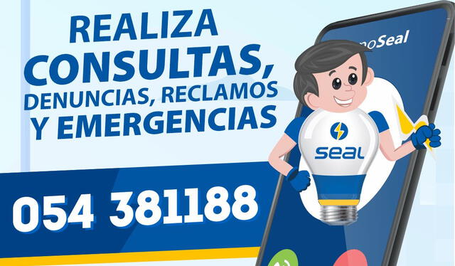  Emergencias o consultas de fluido eléctrico. Foto: SEAL    