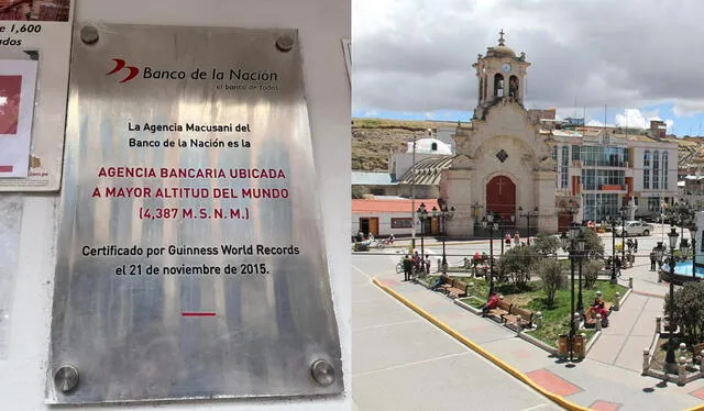 La agencia del Banco de la Nación Macusani superó a países de Asia como Nepal. Foto: composición LR/Facebook/De Perú   