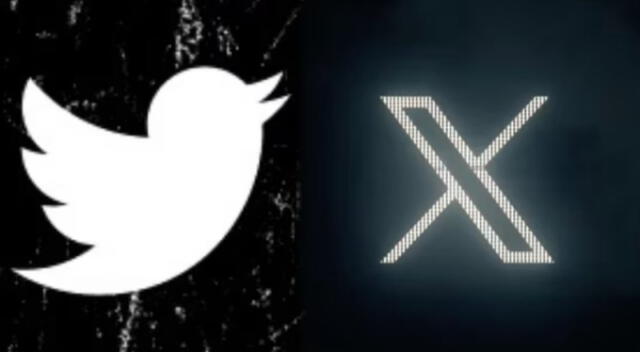  Elon Musk hace oficial el cambio de logo de Twitter: se despide del pajarito azul por una X. Foto: Composición LR   