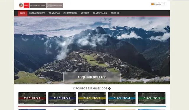  Compra de boletos para Machu Picchu. Foto: Ministerio de Cultura 