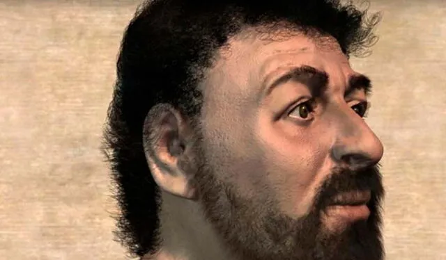  Recreación del aspecto de Jesús según Richard Neave y su equipo de investigación. BBC.    