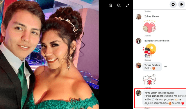  El comentario de Yarita Lizeth fue hecho desde su página personal de Facebook. Foto: captura de pantalla   