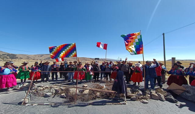  . La zona sur de Puno se convirtió en el eje de las protestas contra el gobierno de Boluarte. Foto: La República    
