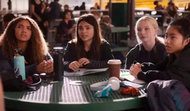 Las cuatro amigas representarían a Sasha, Chleo, Yasmin y Jade, las ‘Bratz’. Foto: Warner Bros. Pictures/Cinemanía   