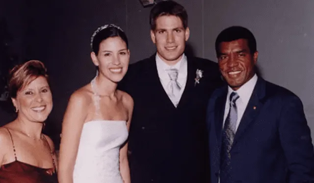  Paco Bazán y su esposa, Janice, el día de su casamiento. Foto: Blogspot<br>   