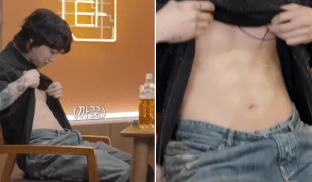 BTS: Jungkook mostró sus abdominales para conseguir 10 millones de vistas en video de 'Suchwita'. Foto: captura de YouTube   