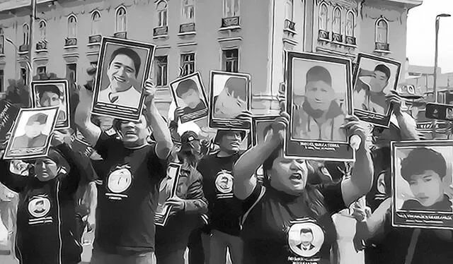  El pedido de justicia del pueblo peruano. Foto: Difusión.  
