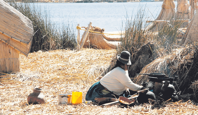  Alerta. Hay descenso en el nivel del lago Titicaca, en Puno. Foto: difusión    