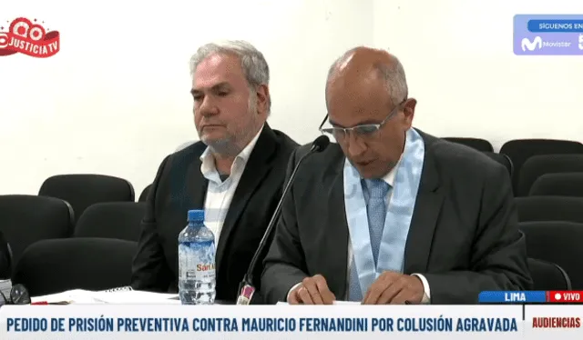 Mauricio Fernandini es investigado por el presunto delito de cohecho. Foto: captura de video/Justicia TV   