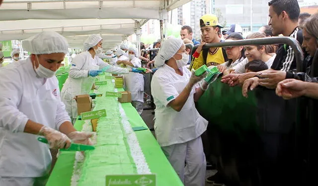 Colombia rompió el récord de 'Ricca´s Italian Bakery' en Estados Unidos. 