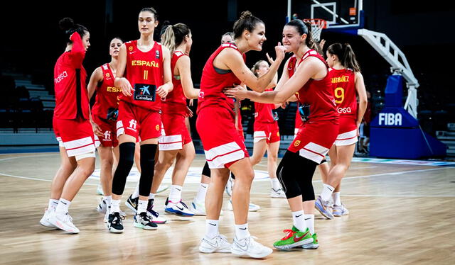 España suma cinco triunfos consecutivos en el Eurobasket Sub-20 femenino. Foto: FIBA   