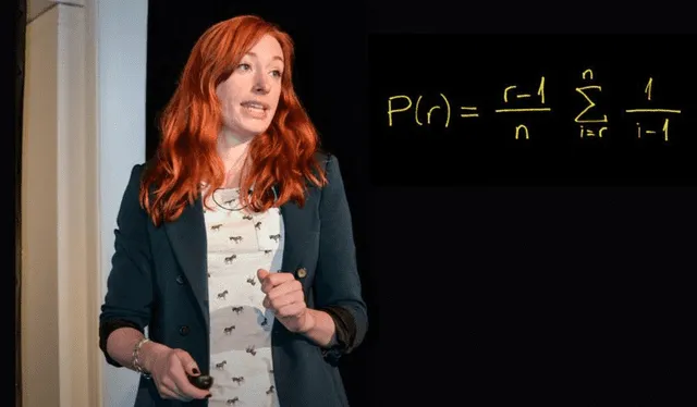 Hannah Fry propuso una ecuación para descubrir a que edad las personas encontrarían a su pareja ideal. Foto: TED   