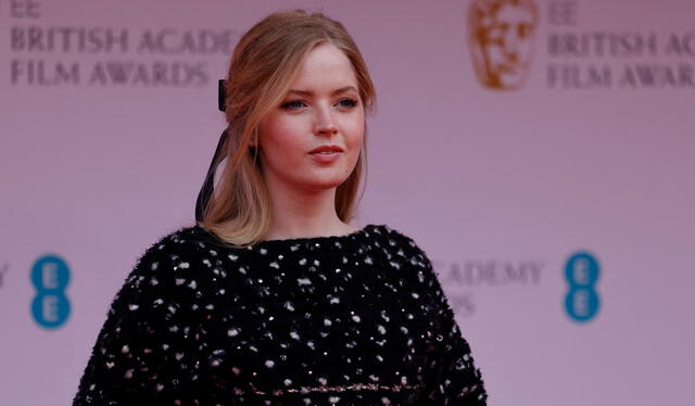  Ellie Bamber como princesa Beatrice Fox-Mountchristen-Windsor. Foto: AFP   