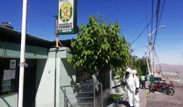  Arequipa. Efectivos de la Policía se encontraban en horario de servicio. Foto: referencial/J. Supo.   