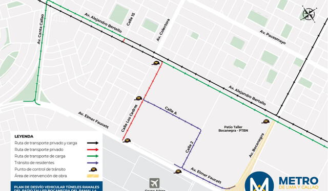 Conoce el plan de desvío vehicular. Foto: ATU Conoce el plan de desvío vehicular. Foto: ATU