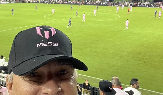El agente de viajes argentino mostró el escenario del Inter Miami vs. Orlando City. Foto: Twitter @harrylpg   