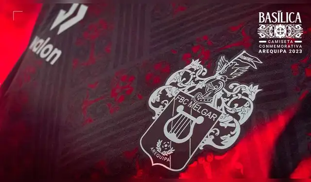  Detalle de la nueva camiseta. Foto: FBC Melgar/Twitter 