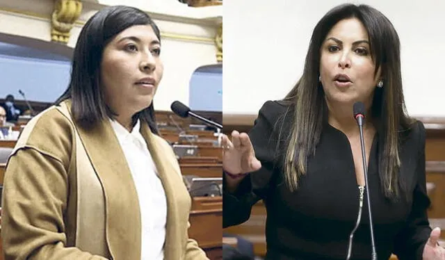  Patricia Chirinos también presentó denuncia constitucional contra Betssy Chávez por golpe de Castillo. Foto: Congreso   