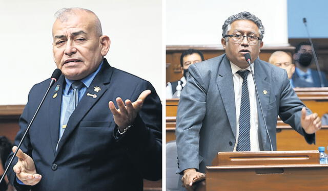  Carlos Alva, José Arriola renunciaron a la bancada de Acción Popular. Foto: difusión   