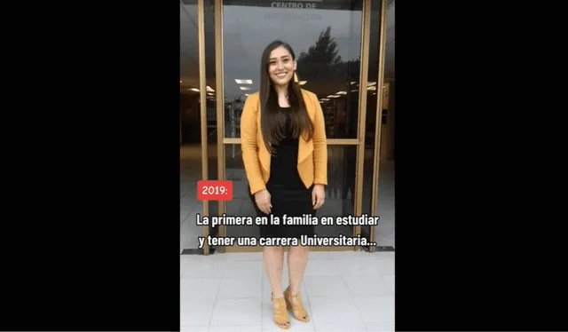 Joven se graduó de la universidad. Foto: captura de TikTok    